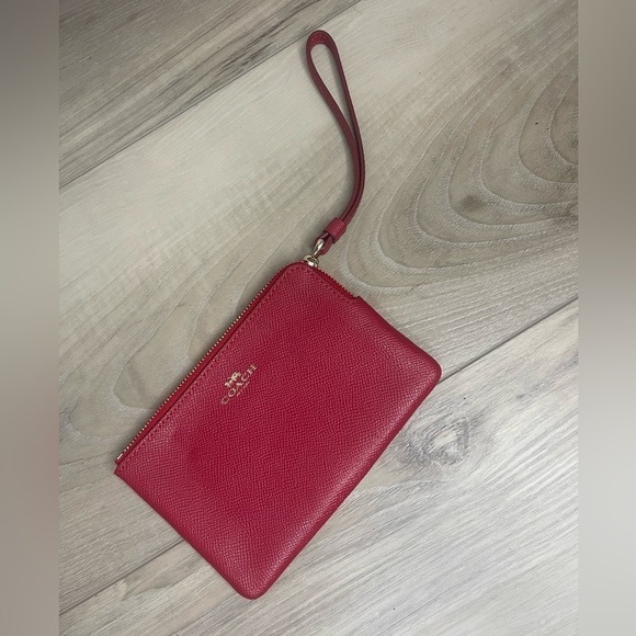 Coach Handbags - Red Coach Wristlet